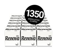 RENOVA Serviettes de table BLK, 1 350 serviettes de table de qualité supérieure, 2 couches