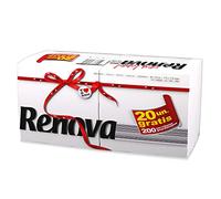 Renova Serviettes de table Red Label, douceur extra, 1 pli, 200 serviettes