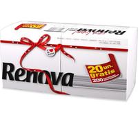 Renova Serviettes de table Red Label, douceur extra, 1 pli, 200 serviettes (Lot de 5)