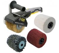 Rénovateur REX120C 1300W, avec 4 brosses (laiton, métal torsadé, fibre synthétique, coton) FARTOOLS