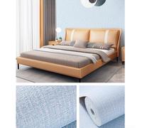 Rénovation murale en feuille d'aluminium et lin avec isolation et caractéristiques imperméables pour applications intérieures résidentielles (blanc-5 m)