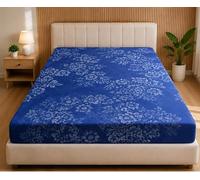 Rénove Matelas Damassé Intégral avec Fermeture à Glissière - Tissu Doux et Confortable - Protection Complète du Matelas, Disponible en 90/140 / 160 Bonnet 25 cm (160 X 200 CM)