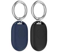 RenSheng 2 Pièces Coques de Protection en Silicone Compatibles avec Xiaomi Smart Tag, avec Porte-Clés. Peut Être Attaché aux Valises, Aux Sacs à Dos pour Enfants, Aux Clés et Aux Animaux Domestiques.