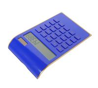 Rentrée Scolaire Machine à Calculer Calculatrice Niveau Collège | Plastique Bleu, Bouton Batterie, Petit Format Léger pour Élève