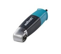 Renvoi d'angle WOLFCRAFT 4688000 L153 mm x l36 mm - queue 6 mm (1/4) + 1 embout 25 mm
