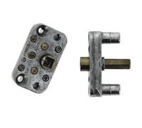 Renvoi de fouillot entraxe 13,5 mm hauteur douille 13,5 mm FERCO G-20543-03-0-0