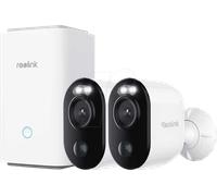 REO HUB1-B310 - Set de caméras de surveillance, WLAN, extérieur, base incluse