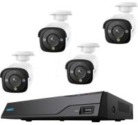 REO NVS8-12MB4 - Enregistreur vidéo réseau, kit comprenant 4 caméras
