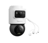 Reolink 10MP Caméra PoE Exterieur à Double Objectif, OMVI 2i PoE | Caméra Filaire 5+5MP, Suivi-synchro, Détection de personne/véhicule/animal, Vision Nocturne Couleur, Enregistrement 24h/24