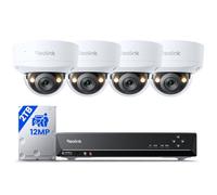 Reolink 12MP Kit Caméra Extérieure PoE, Grand Angle 145°, RLK8-1200V4