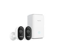 Reolink 2K 4MP Caméra de Surveillance WiFi Extérieure, Projecteurs, WiFi Bi-Bande 2,4/5GHz, sans Charges Mensuelles (Stockage Local), Alimentation Stable pour l'Enregistrement 24/7, Home Hub+2X Lumus