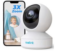 Reolink 3K PTZ Camera Surveillance WiFi Interieur 2,4/5GHz, Vision Nocturne Audio Bidirectionnel, Zoom Optique 3X