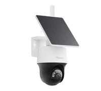 Reolink 4G LTE Caméra de Surveillance Extérieure sans Fil 4MP, Suivi Automatique 360°, Vision Nocturne Couleur, Détection IA, Carte SIM 4G Incluse et Non Amovible, Go PT S Lite+Panneau Solaire
