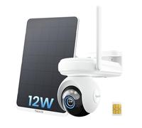 Reolink 4G LTE Camera Exterieur Solaire 4MP, Autonomie 180J, Altas Go PT | Carte SIM Incluse, 360° Suivi Auto, Pré-Enregistrement, Vision Nocturne ColorX, Détection IA, Panneau Solaire 12W Inclus