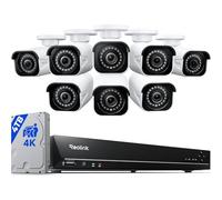 Reolink 4K 16CH Kit Videosurveillance PoE Extérieure, RLK16-800B8