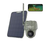 Reolink 4K 8MP 4G LTE batterie/panneau solaire caméra de gibier, 360º vision panoramique, détection d'animaux et de la faune, No-Glow vision nocturne, IP64, audio 2 voies, emplacements Mark