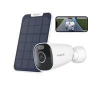 Reolink 4K 8MP batterie/panneau solaire Caméra de surveillance extérieure, 5/2.4GHz WiFi, Vision nocturne couleur Détection de personnes/véhicules/animaux, Alarme sonore & lumineuse