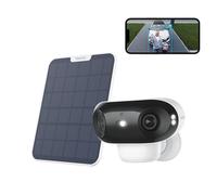 Reolink 4K 8MP batterie/panneau solaire Caméra de surveillance extérieure, vision nocturne ColorX, double objectif, panorama 180°, Wi-Fi 6 double bande, détection intelligente