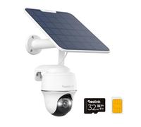 Reolink 4K Camera Exterieur sans Fil Solaire 4G avec Carte Sim, Vision Nocturne Couleur, Détection Personne/Véhicule, Audio Bidirectionnel, Cloud Crypté, Go PT Ultr Panneau Solaire+Carte microSD 32Go