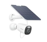 Reolink 4K Camera Exterieur Solaire, Vision Nuit Couleur, Argus Eco Ultra | Détection Intelligente sans Frais d'Abonnement, Wi-Fi 2.4/5GHz, Audio Bidirectionnel, Panneau Solaire Inclus