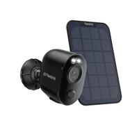 Reolink 4K Caméra Surveillance WiFi Extérieure sans Fil, Détection IA | Vision Nocturne Couleur, Wi-Fi 2.4/5GHz, Audio Bidirectionnel, Stockage Local, IP65, Argus 3 Ultr Panneau Solaire Noir