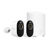 Reolink 4K Kit Camera Exterieur Solaire, Détection IA, Home Hub Mini | 2 Caméras Argus 3 Ultra, Vision Nocturne Couleur, Stockage Local sans Abonnement, Jusqu'à 1 To, Wi-Fi 2.4/5GHz
