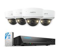 Reolink 4K Kit Caméra Surveillance PoE, Anti-Vandalisme IK10, RLK8-800V4