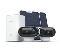 Reolink 4K Kit Caméras Solaire 180°, Vision Nocturne ColorX, Home Hub