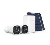 Reolink 4K Kit Caméras Surveillance Solaire sans Fil, Home Hub | 2 Caméras Eco Ultra, Wi-Fi 2.4/5GHz, Détection IA, Stockage Local sans Abonnement, Jusqu'à 2 To, Panneau Solaire Inclus