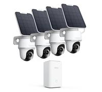 Reolink 4K PT Kit Cameras Exterieur Solaire, Vision Nuit Couleur, Home Hub