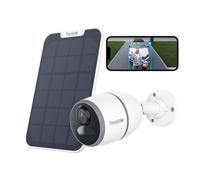 Reolink 4MP 4G batterie/panneau solaire caméra de surveillance, détection de personnes/véhicules/animaux, vision nocturne, audio bidirectionnel, IP65, time-lapse, carte SIM 4G