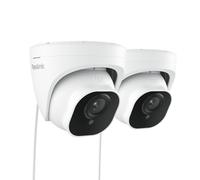 Reolink 5MP Caméra de Surveillance Extérieure PoE Dôme, RLC-520A 2 Pack | Caméra IP avec Détection Personne/Véhicule, IP67, Time Lapse, Fente pour Carte microSD, Vision Nocturne IR, Support Audio