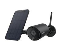 Reolink 5MP Camera Exterieur sans Fil, Détection IA, Argus Eco Noir | Vision Nocturne, Audio Bidirectionnel, Détection Personne/Véhicule/Animal, IP65 Étanche, Panneau Solaire Inclus