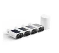 Reolink 5MP Kit Cameras Exterieur Solaire, Wi-FI 6 Bi-Bande, Home Hub Mini | 4 Caméras Argus Solar, Alertes Intelligentes, Vision Nuit Couleur, Stockage Local sans Abonnement, Panneau Solaire Intégré