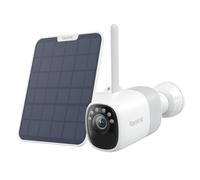 Reolink Altas+Panneau solaire, caméra de surveillance 2K 4MP, batterie longue durée 20000mAh, Wi-Fi 6 bi-bande, vision nocturne ColorX, détection IA, pré-enregistrement 10s