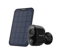 Reolink Argus 3 Ultr Solar Panel, Caméra de surveillance extérieure 4K 8MP, WiFi 5/2,4 GHz, Vision nocturne couleur, Détection intelligente, Audio 2 voies, Noir
