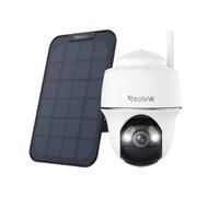 Reolink Argus PT (W) + Panneau Solaire (B) Caméra WiFi Alimentée par Batterie