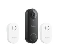 Reolink Bundle of Sonnette Connectée Filaire Caméra 5MP, Video Doorbell WiFi Carillon Numérique, Fonctionne avec Batterie Sonnette, Chime Plus