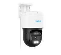 Reolink Caméra 4K PT PoE avec Éclairage, Pan, 355°, Inclin, 90°, Suivi Auto, Détection de Personnes/Véhicules/Animaux, Vision Nocturne Couleur 30m, Audio 2 Voies, Time Lapse, RLC-830A