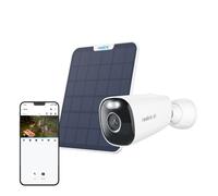 Reolink Caméra de Surveillance 4K 8MP 2,4/5GHz WiFi Batterie,Détection Intelligente,Vision Nocturne Couleur,+Panneau Solaire