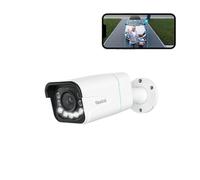 Reolink Caméra de surveillance PoE 4K 8MP, zoom 5x, détection de personnes/véhicules/animaux, vision nocturne couleur, configuration PoE simple, IP67