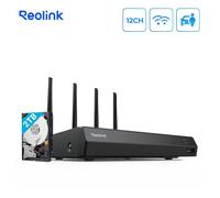 Reolink 16 canaux Wi-Fi 6 caméra de surveillance NVR, enregistrement 24/7, 2TB HDD, extensible jusqu'à 16TB, sans connecteurs PoE, jusqu'à 16 caméras & 16MP