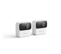 Reolink Caméra Surveillance Magnétique, Autonomie 9 Mois, 2X Argus MagiCam | Wi-Fi 2.4/5GHz, Détection Personne, Vision Nocturne 1080P, Intérieur/Extérieur, Installation Facile, Stockage Local
