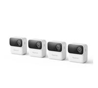 Reolink Caméra Surveillance Magnétique, Autonomie 9 Mois, 4X Argus MagiCam | Wi-Fi 2.4/5GHz, Détection Personne, Vision Nocturne 1080P, Intérieur/Extérieur, Installation Facile, Stockage Local