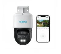 Reolink Caméra Surveillance PoE 8MP 4K,Double vue & double suivi,Zoom 6X,Vision Nocturne,Détection Intelligente, Trackmix
