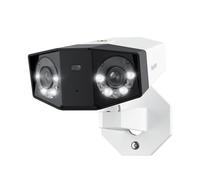 Reolink Duo 2 PoE, 4K 8MP Dual-Lens PoE caméra de surveillance extérieure, 180° panoramique, détection de personnes/véhicules/animaux, vision nocturne couleur, audio bidirectionnel
