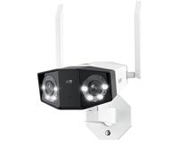 Reolink Duo 2 WiFi, 4K 8MP double objectif 2,4/5 GHz WiFi Caméra de surveillance extérieure, 180° panoramique, détection de personnes/véhicules/animaux, vision nocturne couleur