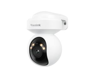 Reolink E1 Outdoor SE PoE, 4K 8MP PoE Caméra de surveillance extérieure, Couverture 360°, Auto-tracking, Vision nocturne couleur, Identification de personnes/véhicules/animaux, IP65