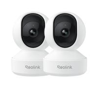 Reolink E1 Pro, 2K+ 5MP 2,4/5 GHz WiFi Caméra de surveillance intérieure, détection de personnes/animaux domestiques/cris, vision panoramique 360°, auto-tracking, 2 Packs