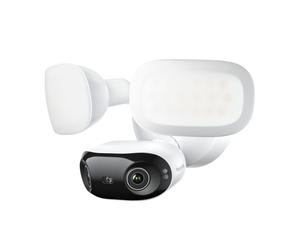 Reolink Elite Floodlight WiFi, Caméra de surveillance filaire 4K 8MP avec projecteur, panorama 180°, double bande Wi-Fi 6, 3000 lumens, recherche vidéo locale par IA